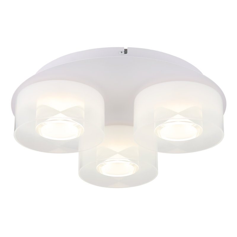 Davada LED Flush Mount, Satin