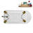 58" Streamlin Clawfoot Tub,Tray,Drain, Clawfeet-101628929-102219867