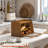 Bread Box For Kitchen Countertop Large Bread Box Farmhouse Bread Container Bread Storage With Window Bread Holder,Coffee