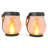 Schoolhouse Solar Lanterns Outdoor Waterproof,Patented Fire Effect | 2 Pack, Outdoor Solar Lantern, Hanging Solar Lights For Outside, Great For Porch, Patio, Garden, Tabletop, Or Hanging Display