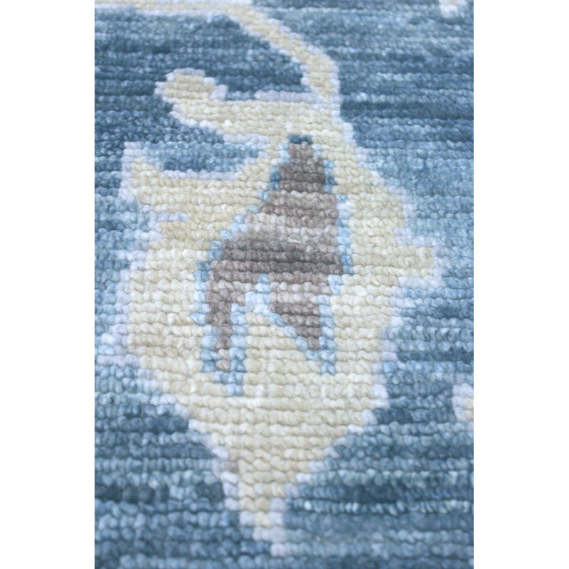 One-of-a-Kind Rectangle 10'2" X 13'10" New Age Area Rug Blue