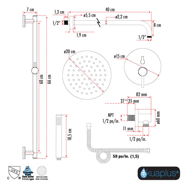Dimensions du produit