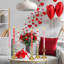 6 bougies coniques sans flamme de la Saint-Valentin de 10,6 pouces - bougies à DEL en forme de cœur à piles, décoration de table de mariage / anniversaire / anniversaire essentielle