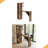 Bar Table With Attached Wine Cabinet Metal Wine Glass Rack Wine Bottle Rack Distressed