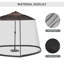Filet moustiquaire pour terrasse Tousigning