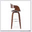 Tabouret de bar avec siège rembourré et design ergonomique, pour cuisines et bars modernes.-350823391
