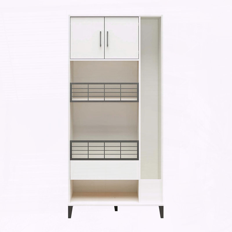 Armoire de rangement pour sports avec bois d'ingénierie durable et métal thermolaqué
