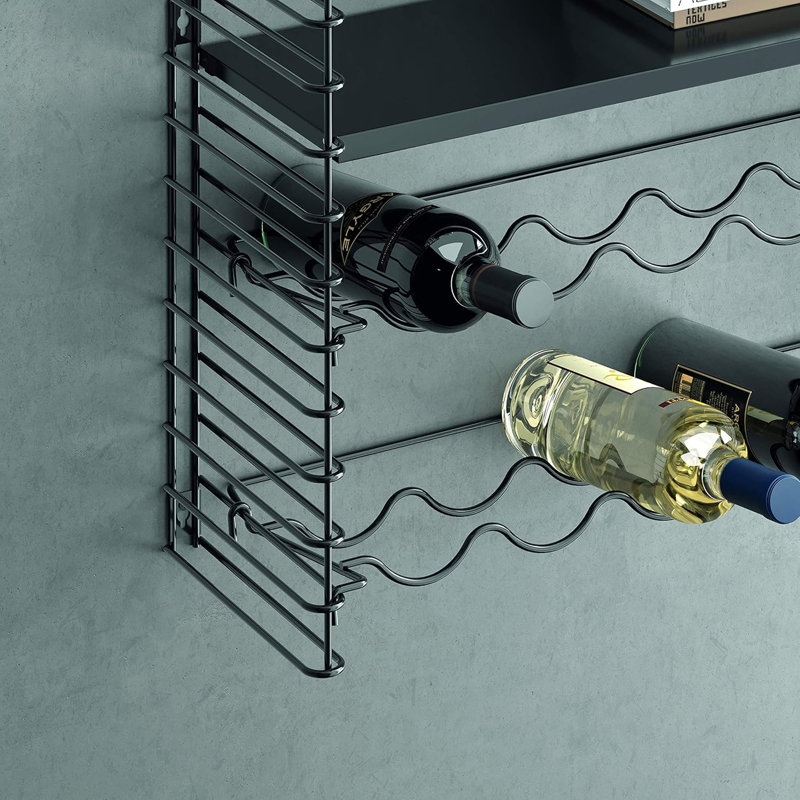 Wine Glass Rack Matte Black