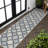 Kaliee Modern Geometric Tile Pattern Navy/Cream Indoor/Outdoor Rug-1724327071