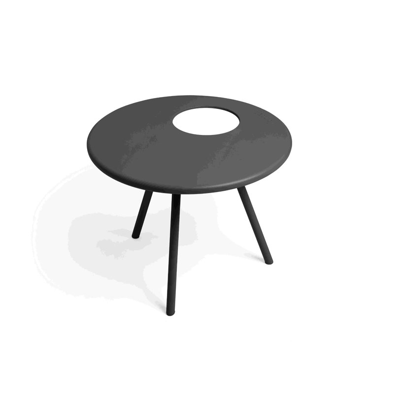 Bakkes Outdoor Planter Table, Black