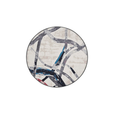 Machine Washable Gray Area Rug