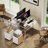 Acrylic Desk With Open Storage, Home Office Computer Writing Desk Office Study Table (39.4'' X 19.7'' X 29.5'')-226048587