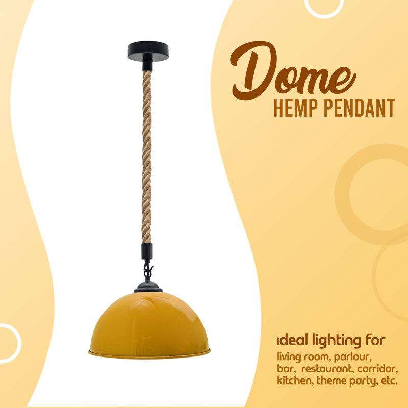 Glasco 1 - Light Single Pendant, Yes, Yellow