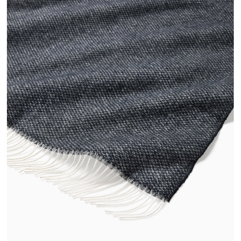 Cervino Quilted Throw Blanket, Navy