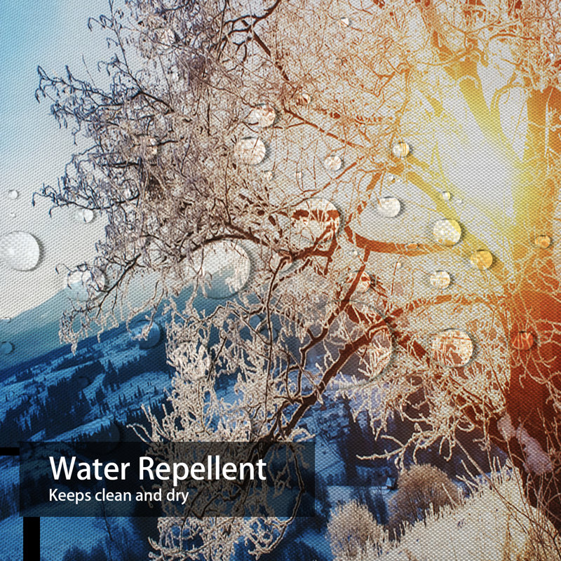 Magnifique rideau de douche Winter Snow, L 72 po x l 84 po