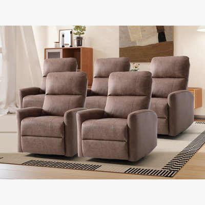 Ensemble de cinéma maison inclinable manuel pivotant de 30,7 po de large Radian (ensemble de 5)