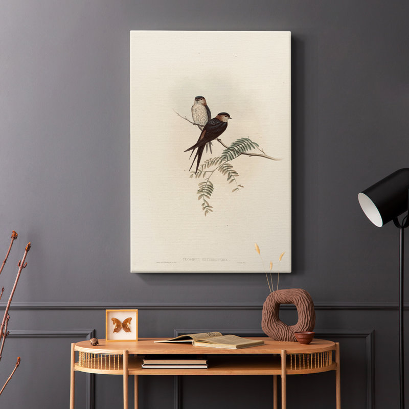 Imprimé animalier rétro - Cavas enveloppés de galerie, H 27 po x l 18 po