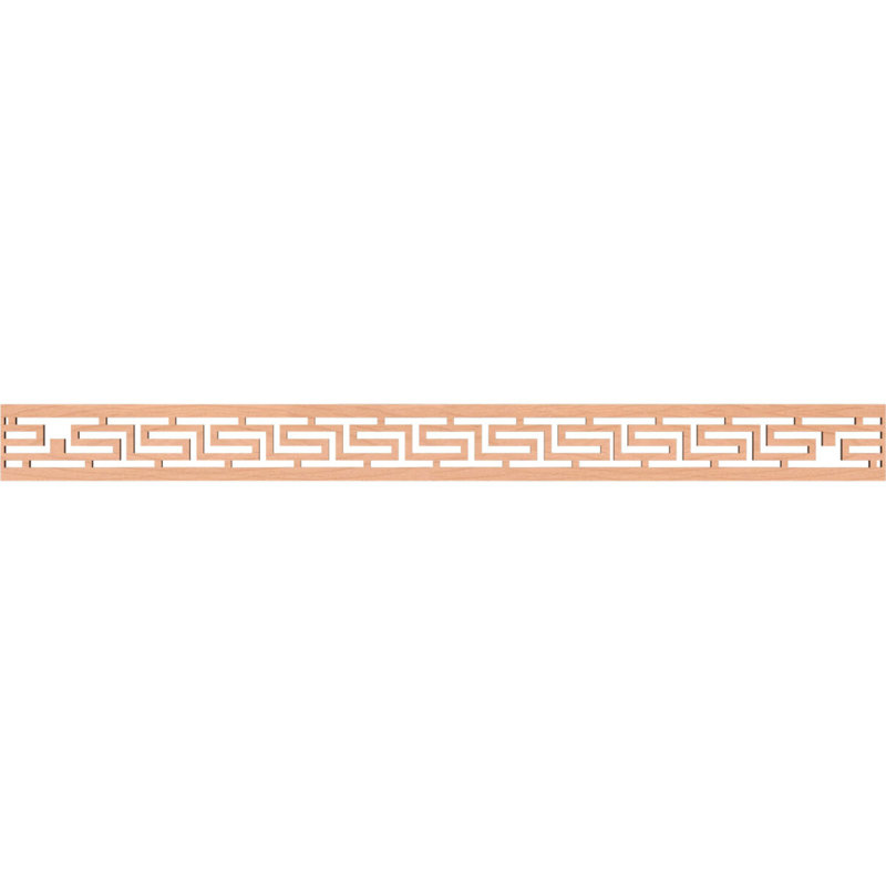 Moulure de panneau H T, H 4 po x l 46,375 po x P 0,25 po, Aulne