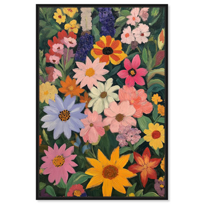 Art Remedy, toile florale vibrante, Blooming Abundance