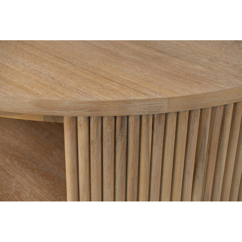 Fitzroy - Table basse moderne en acacia naturel