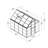 Palram Canopia Harmony 6 x 8 ft. DIY Greenhouse Kit, Silver Frame Clear Panel Polycarbonate Greenhouse with Roof Vent, Walk-in Green House for Outside Garden Backyard-125118906-88632532