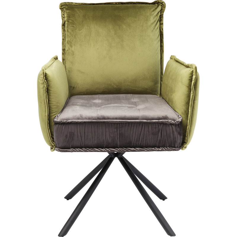 Swivel chair with armrests Chelsea Green