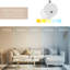 Tête de rail 5-CCT à DEL 10W de la collection AMPED East Grove Home, sélectionnable en blanc pour rail en J, système de rail standard à 2 fils-127418966-127418962-127418967