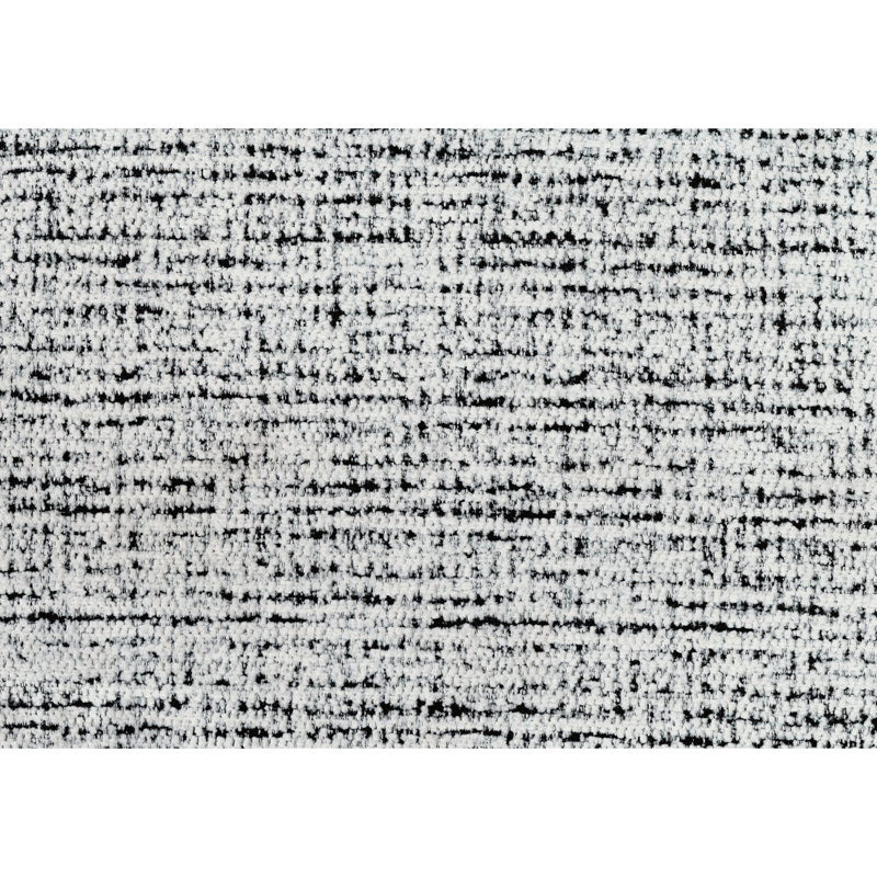 Pouf carré antidérapant en tissu de chenille - Repose-pieds moderne pour la maison, Gris chenille