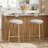 Backless Round Bar Stool