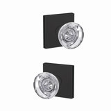 Custom Hobson Non-Turning Glass Knob with Collins Trim