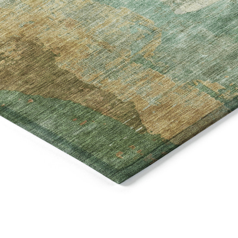 Tapis intérieur / extérieur Xhevrie lavable à la machine, Tapis de couloir 2 pi 3 po x 7 pi 6 po