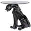 Table de bout noire Figurine Jaguar