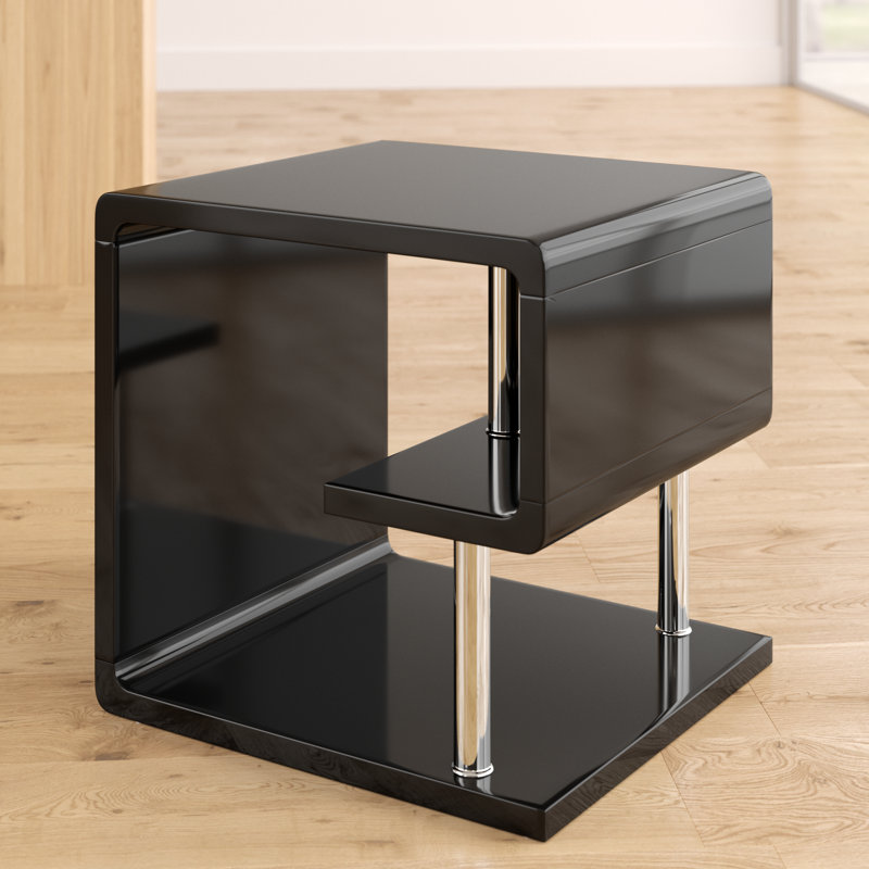 Jayviona End Table, Black