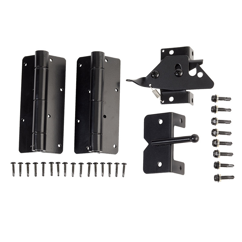 Athens Fortress Building Products Gloss Black Metal Mounting System for Posts