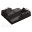 Canapé-lit convertible avec coussin cylindrique - Canapé-lit pliant en velours côtelé avec cadre de forme fixe pour le salon, la chambre à coucher, le salon, le noir studio
