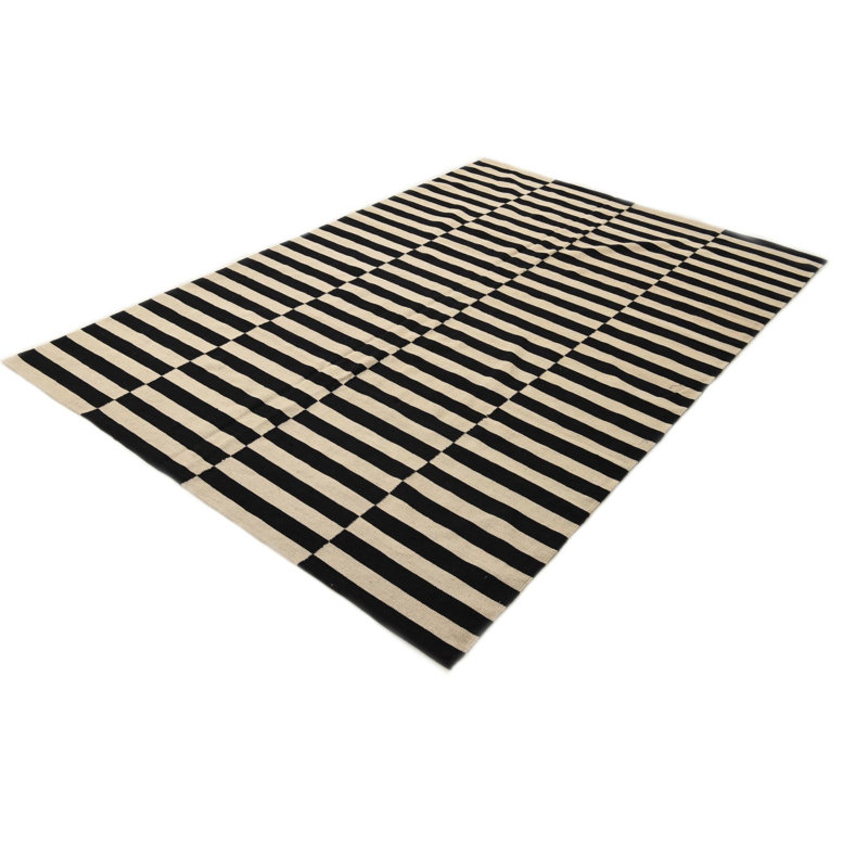 Tapis noir et blanc Natale