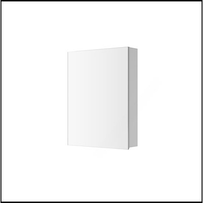 Modern 20'' W X 26'' H Bathroom Mirror Medicine Cabinet - Wooden Door Medicine Cabinets For Bathroom, Wall Mounted Recessed Or Surface, Bathroom Mirror With Storage, Right Opening Door