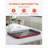 Plastic Serving Trays 17x10.35 Inch Anti-Slip Eating Food Trays 2-Pack