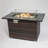 Outdoor Fire Pit Table, Propane Fire Table With Ceramic Tabletop