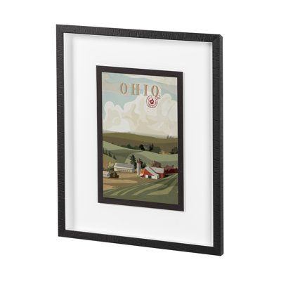 Ohio Go by Simone a Framed Art Print Matted under Glass