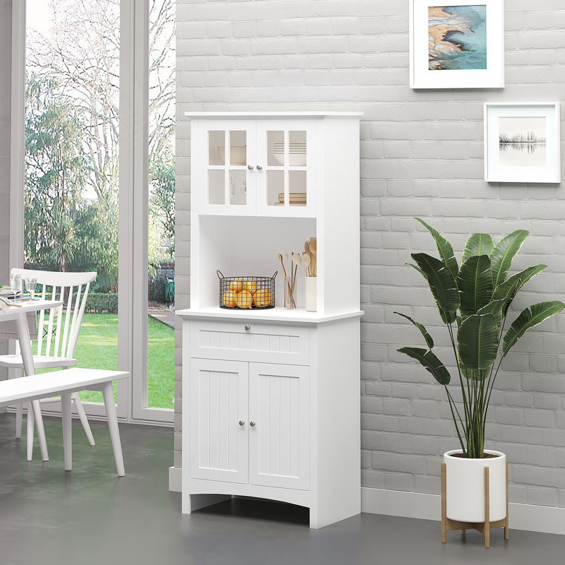 Pantry Cabinet With Shelves, Doors And Drawers