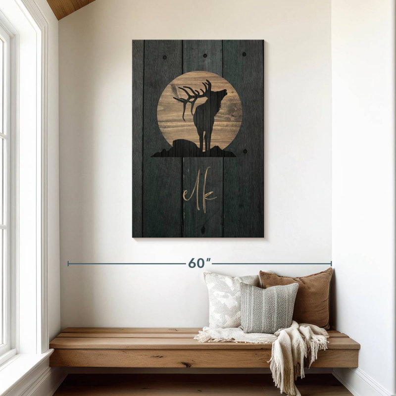 Brampt Wilderness Wood Elk, 45" H x 30" W