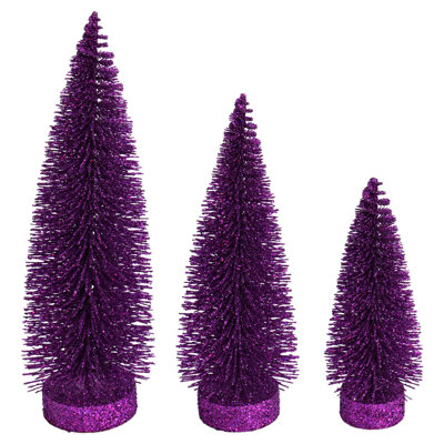 Arbre de Noël artificiel pin de 7 à 9 po à 11 po, 7 pièces