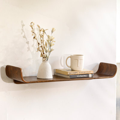 Tablettes murales flottantes en bois Sephine