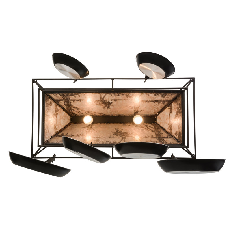 Moose at Lake Handcrafted Hanging Pot Rack, Oil Rubbed Bronze