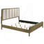 Grand lit tapissier Tully Nutmeg