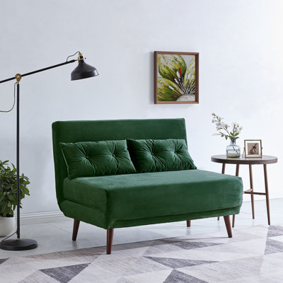 Visconti Full / Double 123cm Upholstered Futon And Mattress