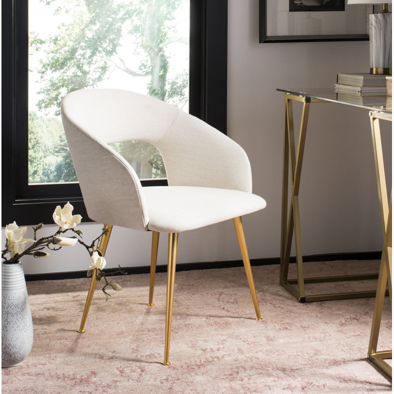 Chaise d'appoint Jamarrius, Crème
