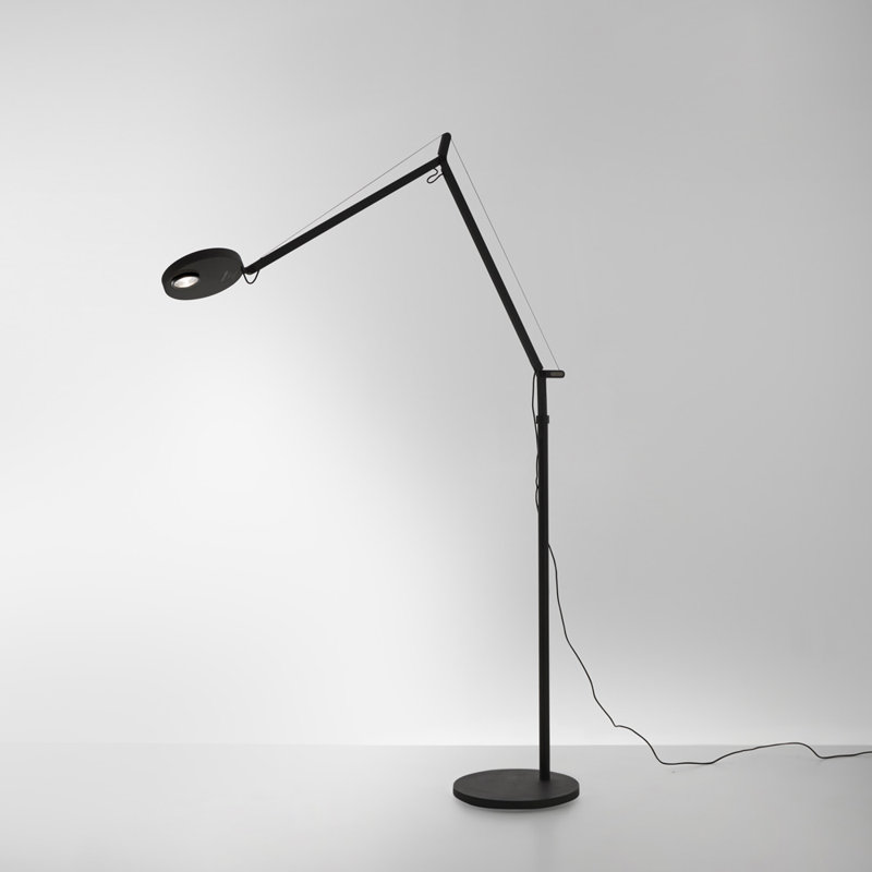 Demetra Professional LED Floor Lamp, Matte Black