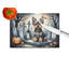 Yorkshire Terrier Spooky Halloween Glass Cutting Board Large